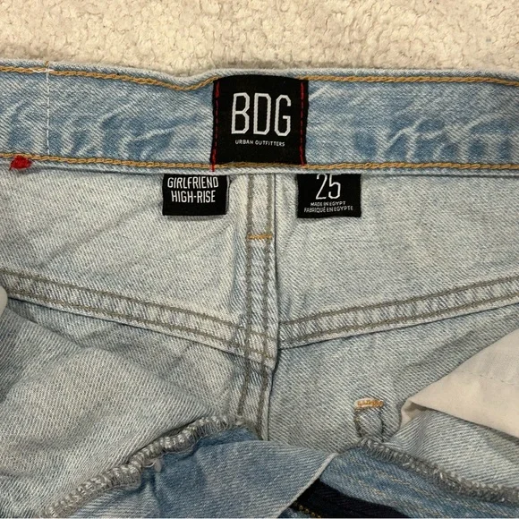 BDG Urban Outfitters Girlfriend High Rise Jean Shorts - size 25
